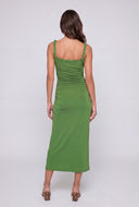 Isabella Twist Strap Maxi Dress