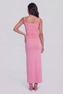 Isabella Twist Strap Maxi Dress