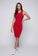 Juniper Side Stripe Racerback Tank Dress