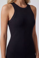 Ribbed Racerback Tank Dress