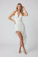 Asymmetrical Halter Dress