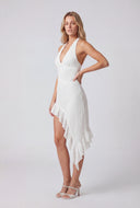 Asymmetrical Halter Dress