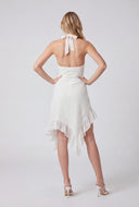 Asymmetrical Halter Dress