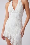 Asymmetrical Halter Dress