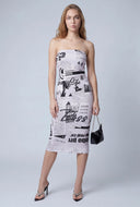 Boss Newspaper Tube Dress