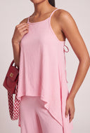 Aisha High Low Top and Pants Set
