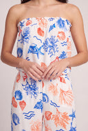 Strapless Top and Pants Set
