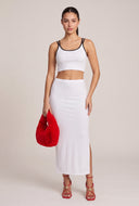 Contrast Cami and Skirt Set