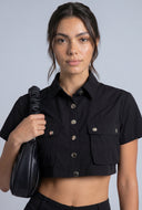Myla Cargo Crop Shirt