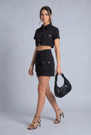 Myla Cargo Crop Shirt