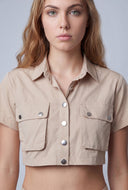 Myla Cargo Crop Shirt