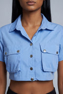 Myla Cargo Crop Shirt