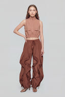 Rosalyn Cargo Crop Windbreaker Vest