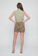 Rosalyn Cargo Crop Windbreaker Vest