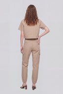 Jaylani Nylon Button Front Shirt