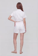Gwendolyn Cargo Crop Windbreaker Jacket