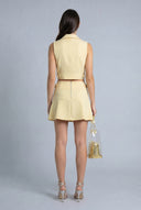 Aliya Buckle Crop Vest