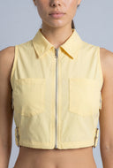 Aliya Buckle Crop Vest