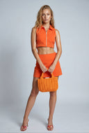 Aliya Buckle Crop Vest