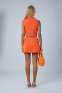 Aliya Buckle Crop Vest
