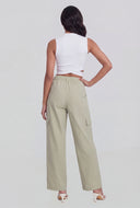 Nylon Cargo Pocket Pants