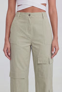 Nylon Cargo Pocket Pants