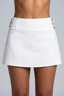 Aliya Buckle Mini Skirt
