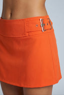 Aliya Buckle Mini Skirt