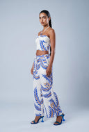 Cheyenne Tropical Crop Halter Top
