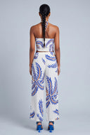 Cheyenne Tropical Crop Halter Top