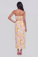 Brynlee Tie Dye Strapless Hanky Crop Top