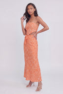 Seaside Drawstring Maxi Skirt