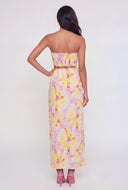 Brynlee Tie Dye Faux Wrap Maxi Skirt