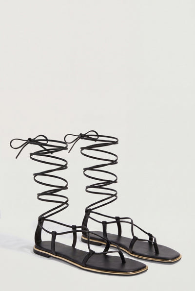 Lace-Up Gladiator Sandals