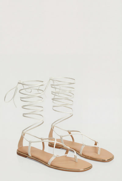 Lace-Up Gladiator Sandals