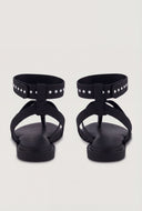 Studded Gladiator Ankle Strap Sandals