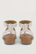 Studded Gladiator Ankle Strap Sandals