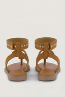 Studded Gladiator Ankle Strap Sandals