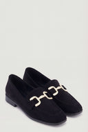 Yasmin Horsebit Faux Suede Loafers