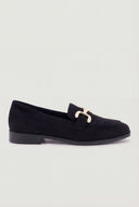 Yasmin Horsebit Faux Suede Loafers