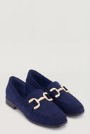 Yasmin Horsebit Faux Suede Loafers