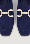 Yasmin Horsebit Faux Suede Loafers