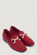 Yasmin Horsebit Faux Suede Loafers