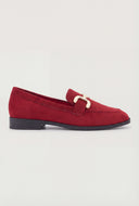 Yasmin Horsebit Faux Suede Loafers