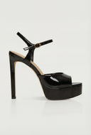 Gold Trim Platform Stiletto Sandals