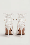 Lace-Up Slingback Pumps