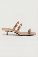 Novah Jelly Toe Loop Kitten Heel Sandals