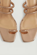 Novah Jelly Toe Loop Kitten Heel Sandals