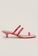 Novah Jelly Toe Loop Kitten Heel Sandals