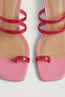 Novah Jelly Toe Loop Kitten Heel Sandals
